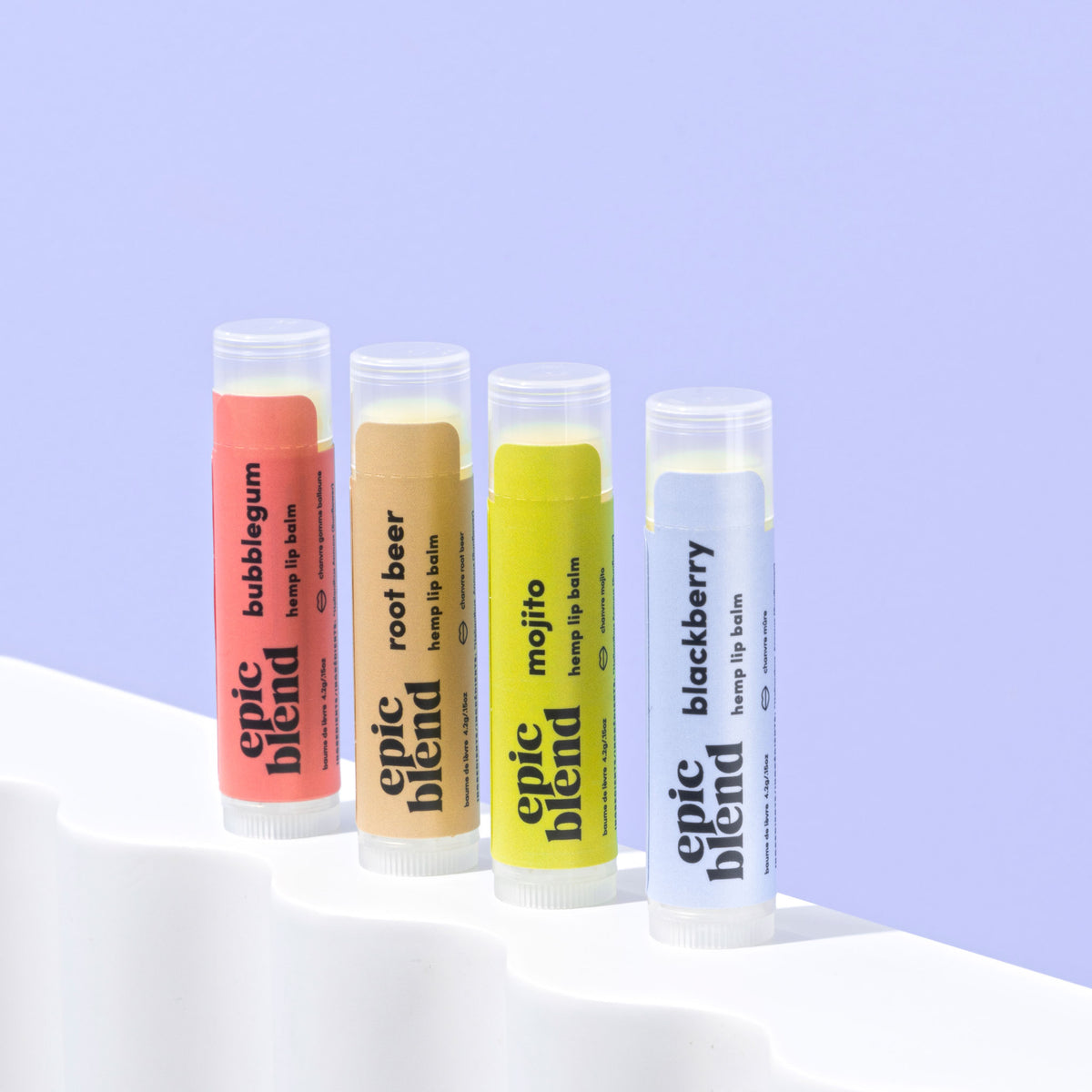 Sip n&#39; Smooch Hemp Lip Balm 4-Pack