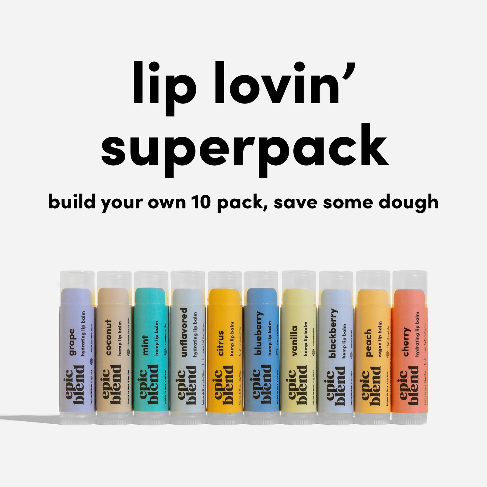 Moisturizing Lip Balm - Pick Your Flavor